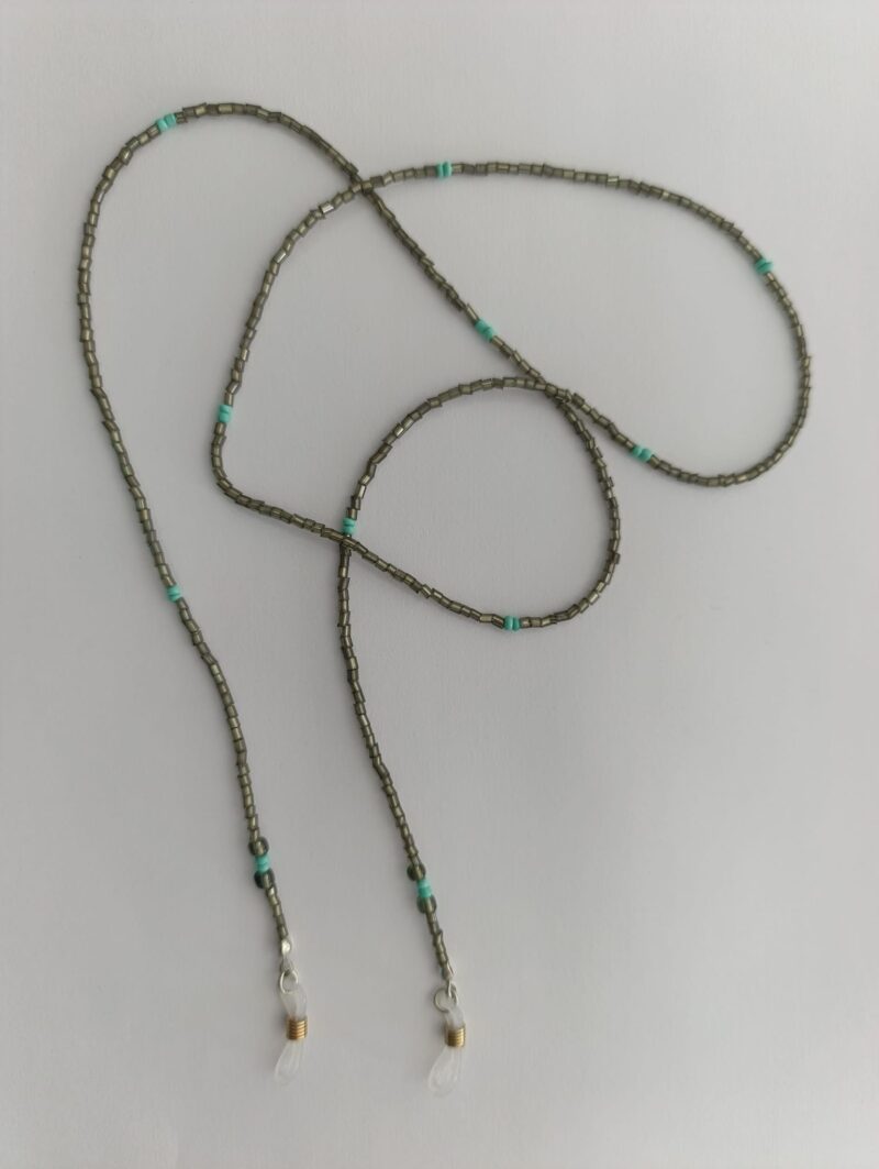 CADENA GRIS Y VERDE